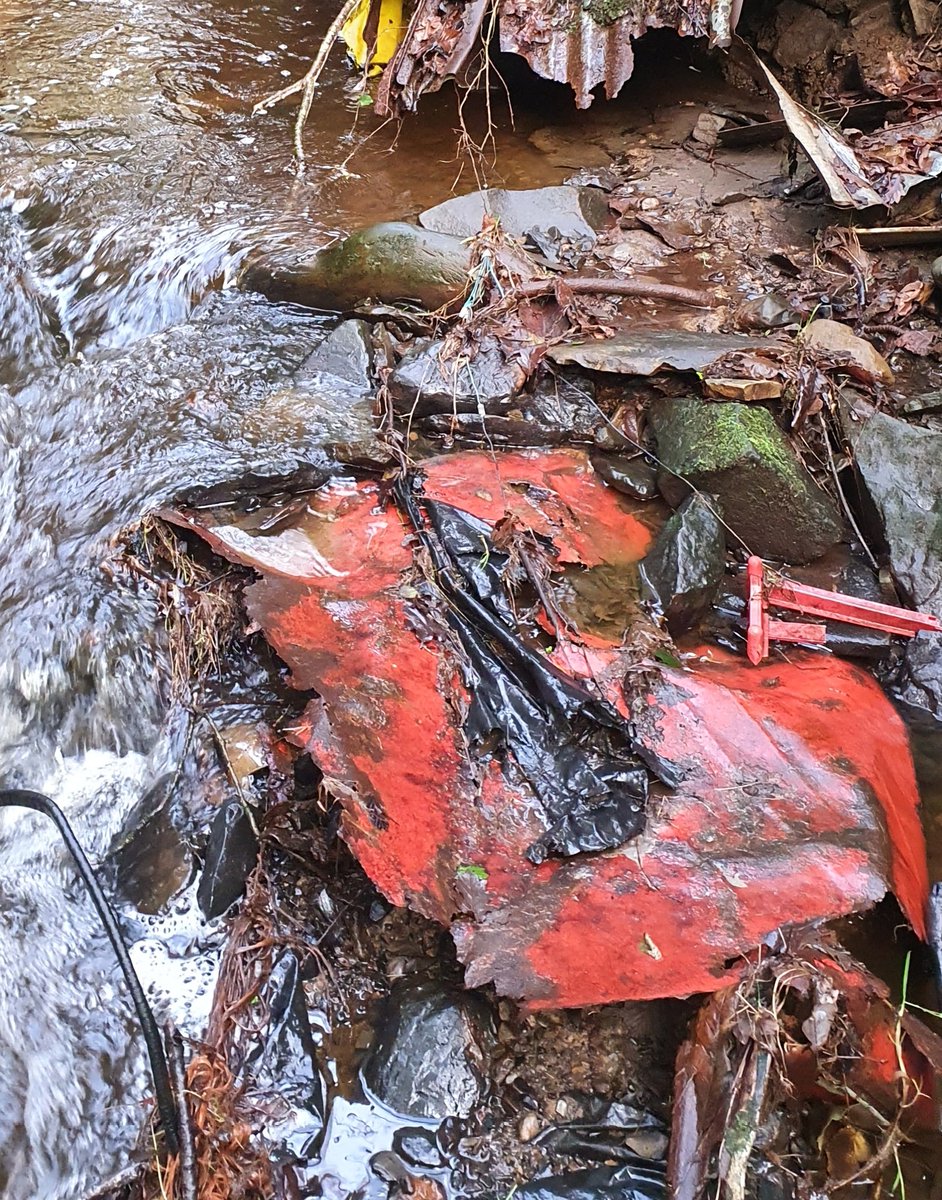 Like any deep hole worth its salt in Ireland, its full of rubbish.