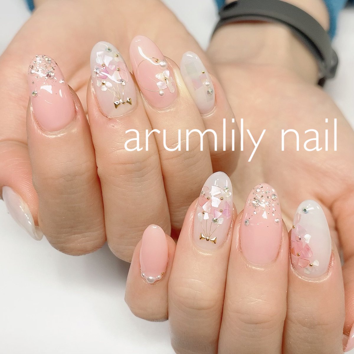 Arumlily Nail スカルプ シェルで花束アートにしたり ラプンツェル風の色にしたり ご予約はホットペッパーからどうぞ 本八幡 市川 下総中山 小岩 新小岩 アルムリリーネイル スカルプ