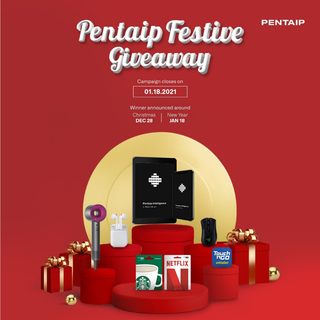 Pentaipcom's tweet photo. Wouldn't it be awesome to take one of these home this Christmas?! 🎄🎅 Head over to https://t.co/Zi97CwjTzg 🙌

#festivegiveaway #pentaip #iPhone #iPad #Airpod #Dyson #Razer #Netflix #Starbucks #TouchnGo https://t.co/7qFKTMmn0N