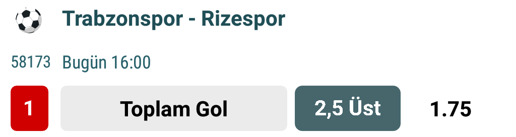 BahisYasal's tweet photo. Tekli 3 🔥⚽⚽⚽🔥
Karadeniz derbisi 2 takımın arasındaki maçlar hep gollü geçiyor bu maçta onlardan biri olsun. 
Takip >> @BahisYasal 🔥⚽

#iddaa #misli #bilyoner  #nesine #tuttur #bahis #CanlıBahis #iddaatahmin #canlıiddaa #canli #kupon #Bitcoin #cumartesi #Exxen #Konusanlar https://t.co/XGnEWi5Is5