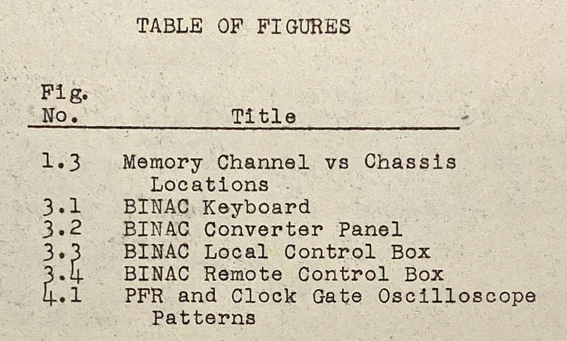 This is the only known copy of the world’s first electronic computer manual, and the only record of how the BINAC actually operated. It is also the model for the countless numbers of operating manuals for computers that were written in the following decades. 2/5