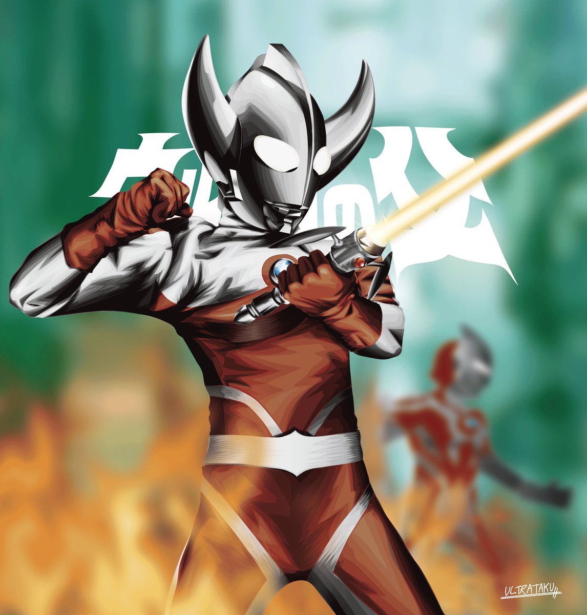 Ultrataku ウルトラマンケン 宇宙警備隊初代隊長ウルトラマンケン 描きました 若き日の父 ギャラファイ見てかっこ良すぎて描きたい衝動に駆られました笑 マリー そら惚れますよ ウルトラの父 ウルトラマンケン ウルトラギャラクシーファイト