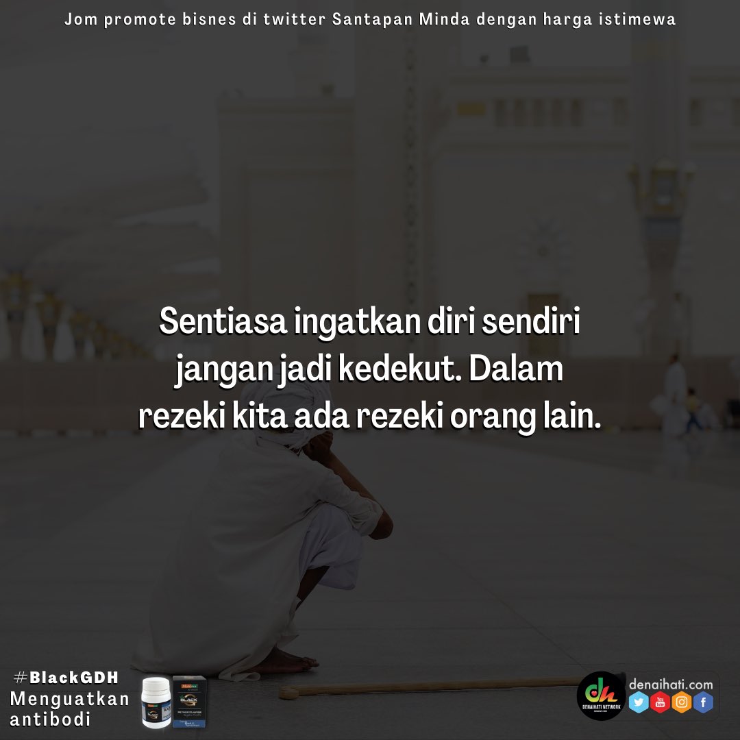 SantapanMinda's tweet photo. Dalam rezeki kita, ada juga rezeki orang lain. https://t.co/tUbpGrKCR3