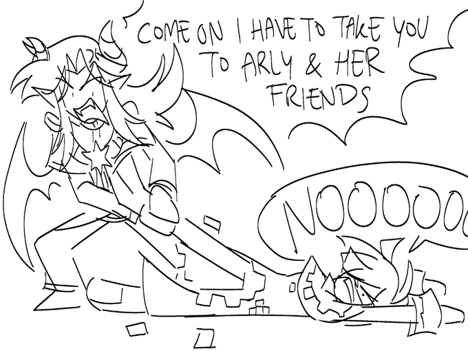 alternatively because satan wouldn't be able to carry him off the floor 