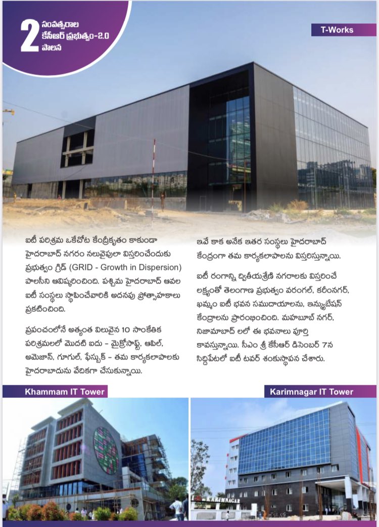 TS achieved 17.9% growth in IT/ITES exports in 2019-20 vs National Avg. of 8%Besides  #THub, the  #Telangana innovation network partners such as  #TSIC,  #WEHub,  #TASK,  #RICH &  #TWorks are strengthening  #Hyderabad’s innovation ecosystem in India & in the world....(8/10) @KTRTRS