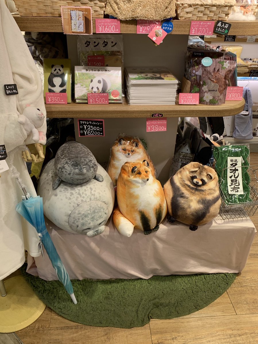 ユーモア商品でおなじみのフェリシモさんから 今度は変化下手なタヌキとキツネのクッションが販売 Togetter