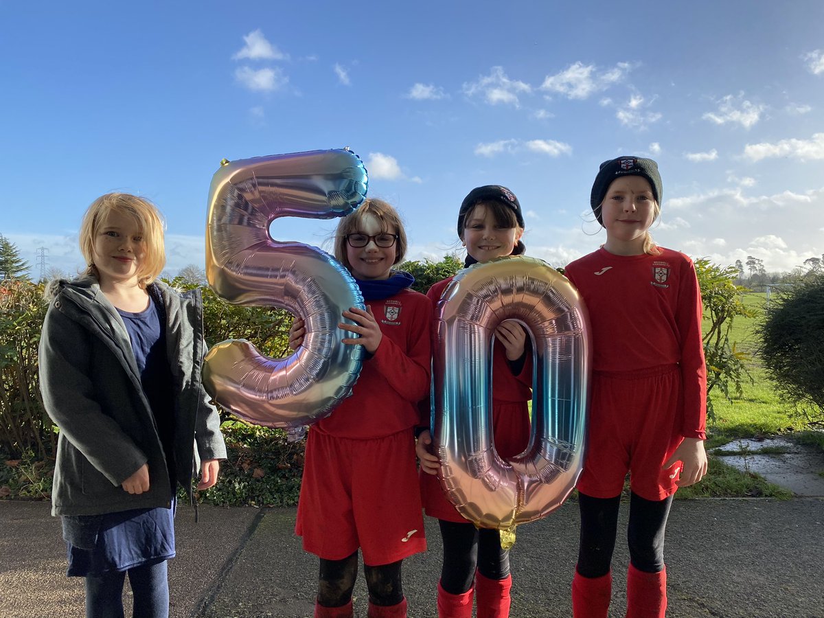 Now we have 4 members of the 50 club!! Amber, Georgia, Katy and Daisy #50competetivegames #wearebedwellrangers