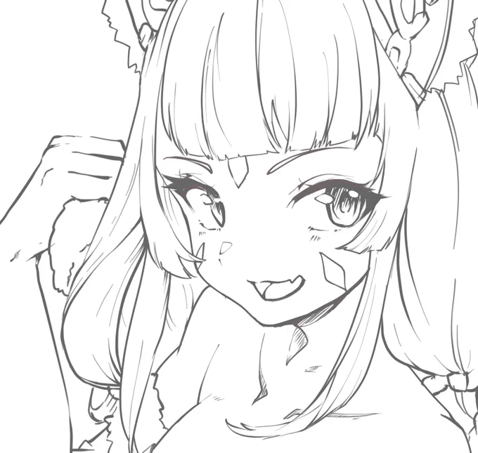 ブレニアちゃん描きたい 
