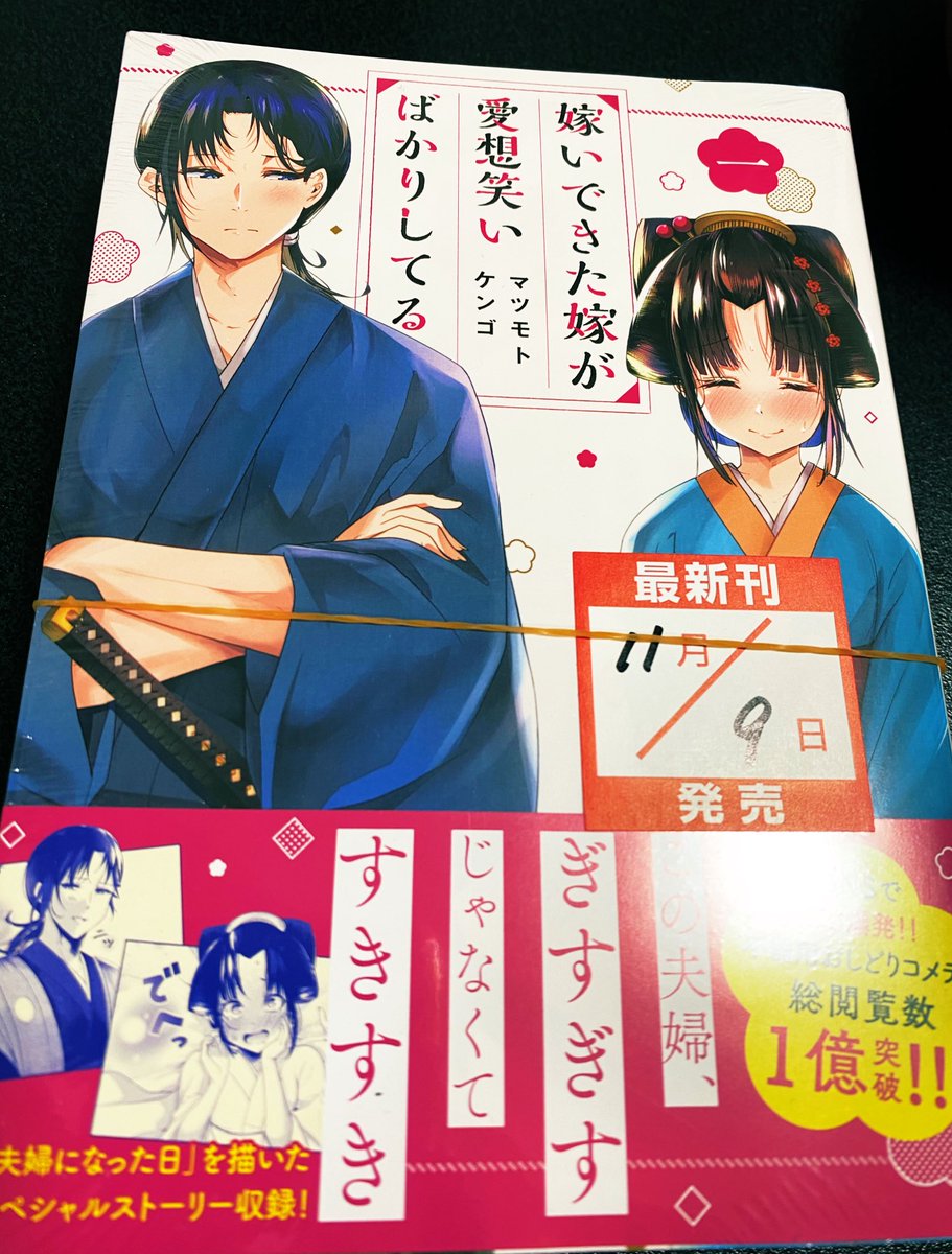 ついに…!!!!!マツモト先生 @mangadaisuki15 の愛想笑いの嫁が…!!!!! 我が家にも!!!!!!!!(ようやく書店で手に入った…!!!!!!!!!!) 