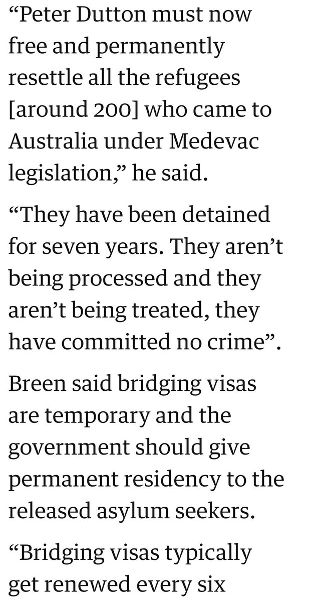 is still a LARGE NUMBER OF PEOPLE IN DETENTION, who ultimately NEED FREEDOM,” lawyer Mr Taylor said. #LNPNeoNaziPolicies #ScottyistheNewHitler @PeterDutton_MP @ScottMorrisonMP10/-