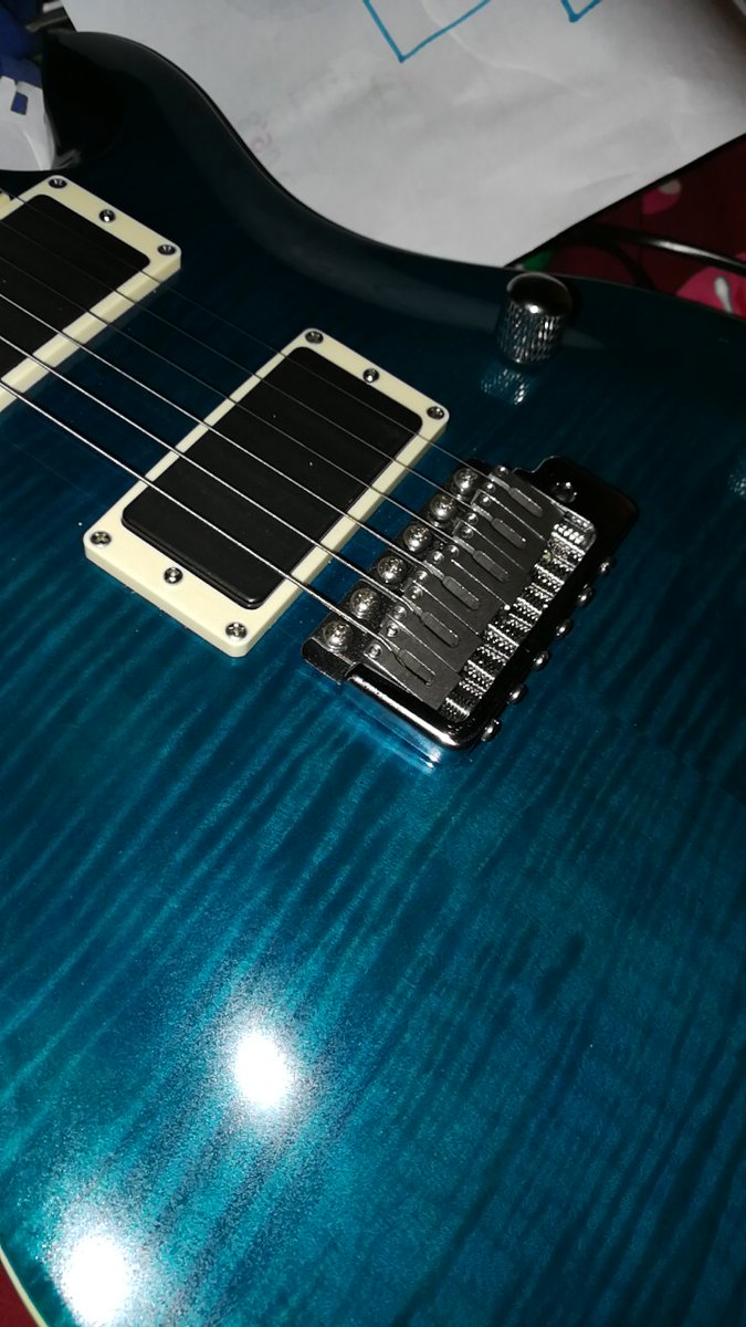 Amigues, se vende ésta guitarra que hay que pagar facturas. Harley Benton CST24 Deluxe.
EMG 81 Y 89. 
Cuerpo: Caoba
Tapa: Arce
Pala: Caoba
Mástil: Caoba
Trastes: 24
Escala: 635 mm
Funda Gator Foam incluida.
Interesadxs que me escriban por privado 😊. 
Bizkaia a poder ser.