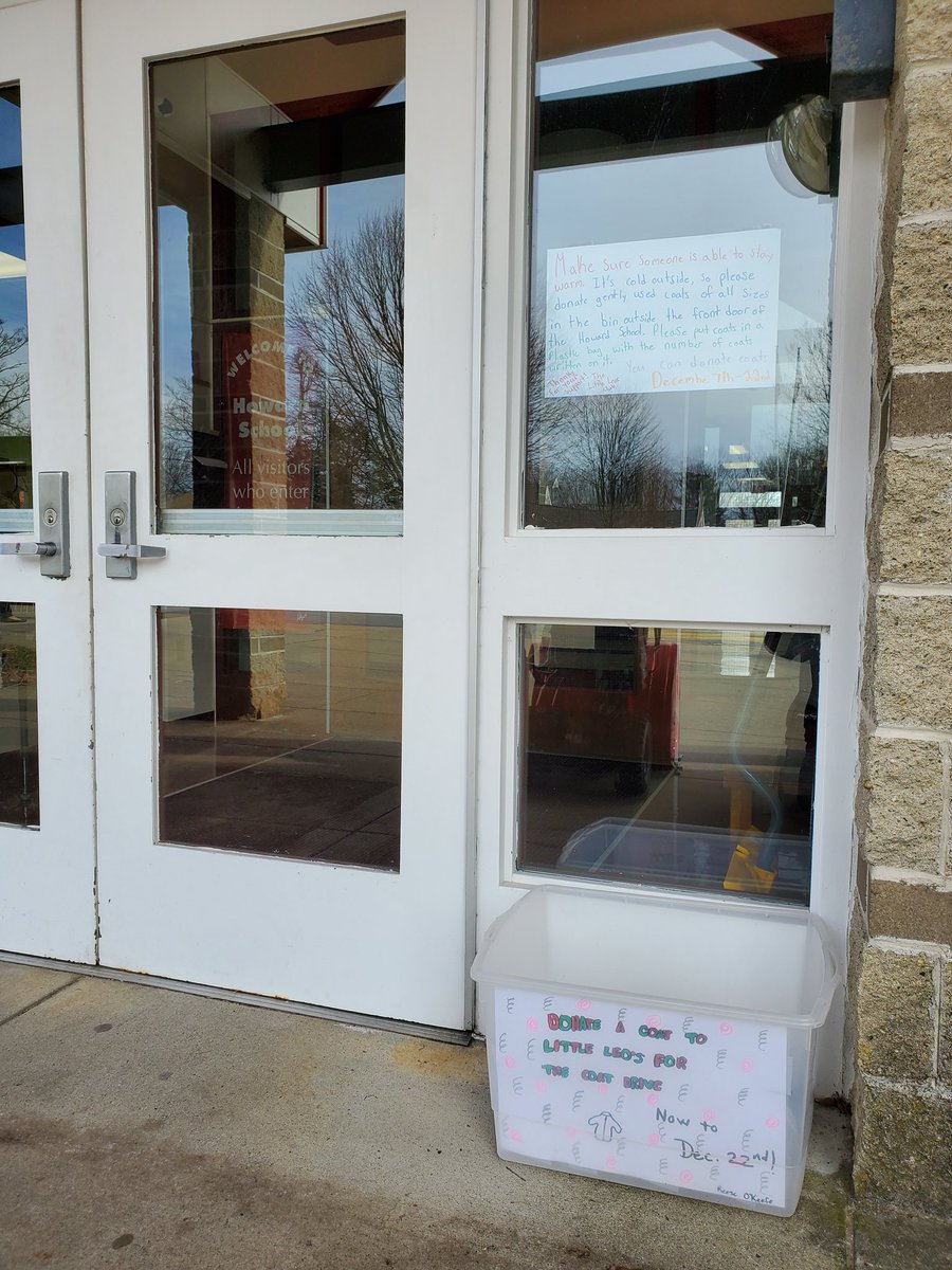 Little_Leos's tweet photo. We serve! We can do virtually anything!  Our club started a coat drive for Anton's Coats for Kids two weeks ago, and we already collected 34 coats!  Thank you to everyone who donated! We did our first coat drop off yesterday!#HowardRocks #WBwildcats https://t.co/8X4nae23Px