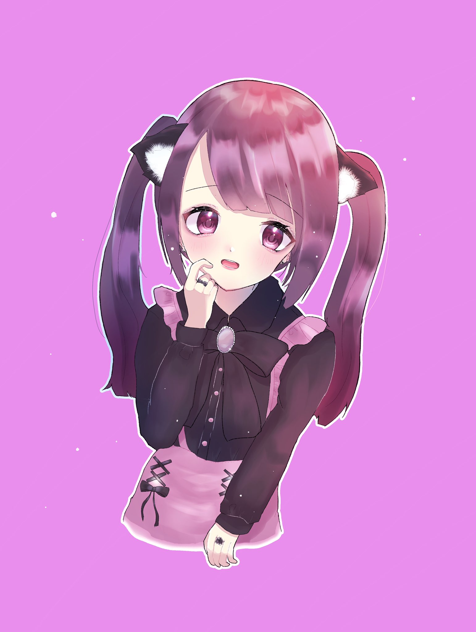 つつq 量産型ねこちゃん デジ絵練習中 量産型やメンヘラ 病み サンリオ系のイラストを描くのが好きです ゲームキャラやvtuberのイラストも描きます 創作イラスト 私の絵柄が好みって人にフォローされたい アイビスペイント