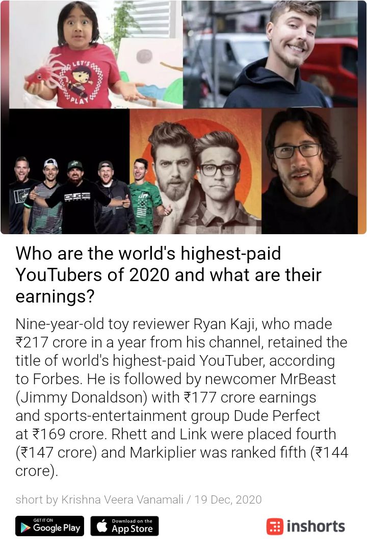 nitin_alwar's tweet image. Are these stats even real? If it is then why do a @whitehatjunior
Course and earn in few lakhs once you grow up. Instead do a @YouTube course and earn crores. #youtubeearnings #whywhitehatjunior
shrts.in/ygnb