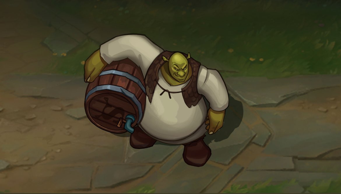 stillmattcole's tweet photo. Holiday Giveaway! Shrek Gragas 😲✅

1) Like 
2) Retweet 
3) Comment a silly ass gif 

Winner will be selected on December 27th! 🏆🥇

Happy Holidays &amp; Good Luck! 
#LeagueofLegends #Giveaway #Contest https://t.co/YdB7ou8FER