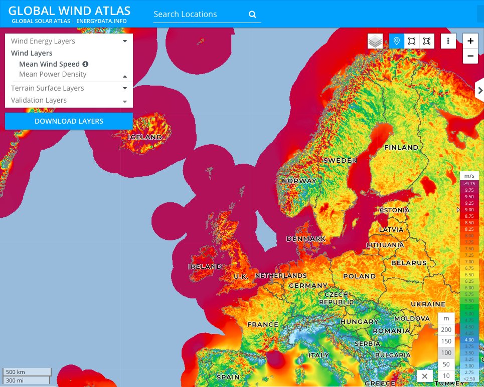 These countries are perfectly positioned for renewables and in particular wind with high wind speeds through the regionsSo the failure of Germany's Energiewende with $580B spent, no emissions reduction and barely replaced generation taken offline make the next slide interesting