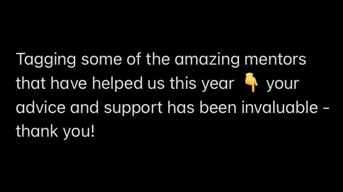 [The impact of good mentors]  There are times where it’s felt like we were buried in advice The best mentors spend their time asking you questions instead of saying what to do. They dig through your interview transcripts to help you find answers. They are invaluable 
