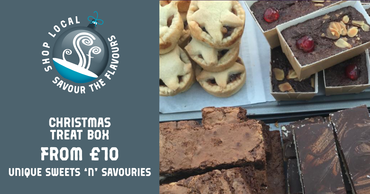 If you're heading to <a href="/DfsFarmerMarket/">DumfriesFarmerMarket</a> tomorrow make sure to pick up some festive treats from Unique Sweets 'n' Savouries, and if you fancy a Christmas Treat Box prepared just for you, drop them an email to order - full details on savourtheflavours.co.uk/christmas.html