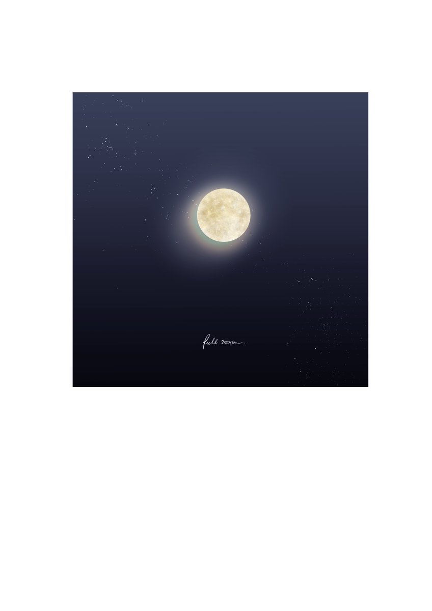 no humans moon sky full moon night star (sky) night sky  illustration images