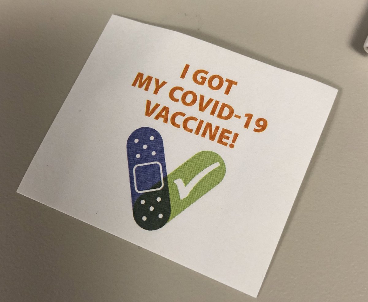 jennycolvin's tweet photo. Super happy to have received my first dose of my Covid vaccine today! The line was long but @BarackObama’s audiobook kept me good company. It was like hope in hope on hope! #GetVaccinated https://t.co/21nYARNjsM