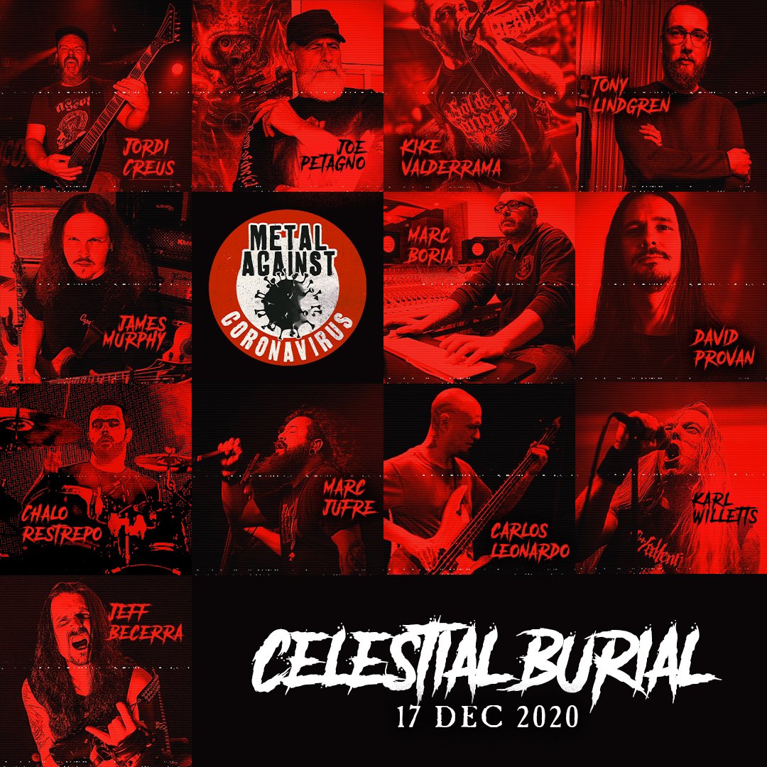We are part of the first song released by <a href="/metal_acvirus/">MetalAgainstCoronavirus</a>. Excited to be part of this stellar team. 

metalagainstcoronavirus.bandcamp.com/releases
.
.
.
.
#celestialburial #metalagainstcoronavirus #deathmetal #thrashmetal #possessed #metalhead #headbanger #newsingle #newsong #bandcamp