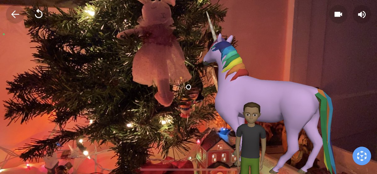 RichGranger's tweet photo. Planning our 2021 @DriveOhio 3rd grade Zoom classroom visits with @ReynSchools and learning about @CoSpaces_Edu and long story short there is now an #AR unicorn in my daughter’s room.

Thanks @MrsForino! Excited to kick off #STEMpowersOhio in January!

#STEMstartsEarly #CSforAll https://t.co/NY3KNKvK9e