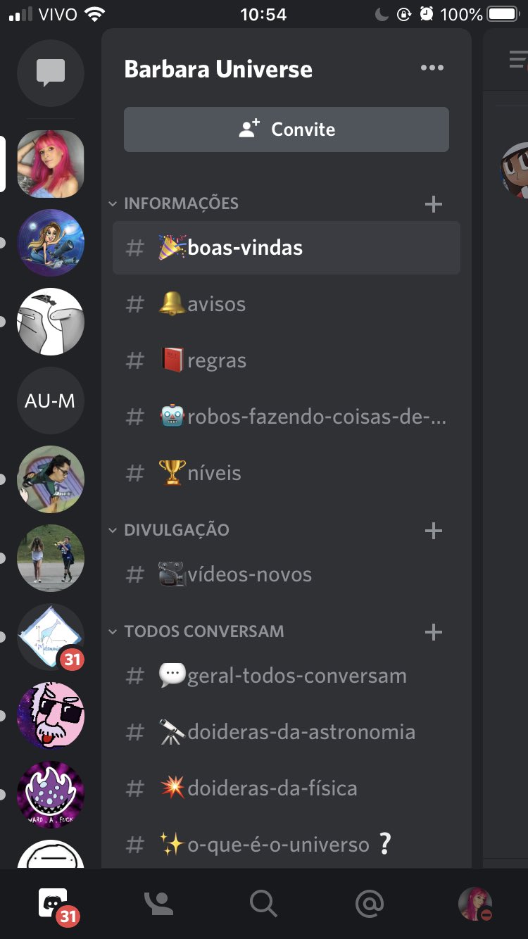 Barbie Física on X: Gente, eu criei um servidor no discord pro canal pra  gente poder interagir mais e tals, to pensando em fazer algumas  programações lá tipo noite de jogos, clube