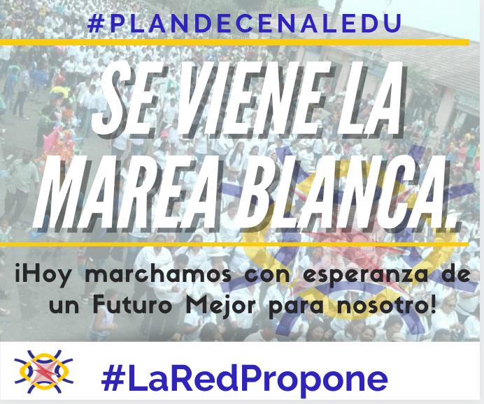 RedMaestrxsZ7's tweet photo. Se viene la “Gran Marcha de la Red De Maestros, en busca de un futuro mejor para el magisterio” ¡Hoy marcamos historia! Hemos trabajado sin parar por la dignidad de todos los maestros y debemos hacernos escuchar para que este anhelo se cumpla ✊🏽
#LaRedPropone #PlanDECENALedu https://t.co/Jpf672LVoB