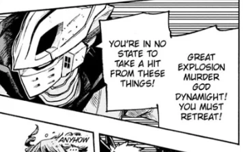 reading BNHA and Iida using Bakugou's dumbass name completely seriously sends me 