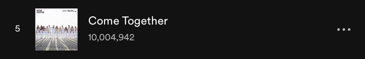 unitersupdate's tweet photo. HINO! Come Together, um dos maiores sucessos do grupo esse ano chegou a incrível marca de 10 milhões de reproduções no Spotify! 🤍✨ https://t.co/avhia92xH3