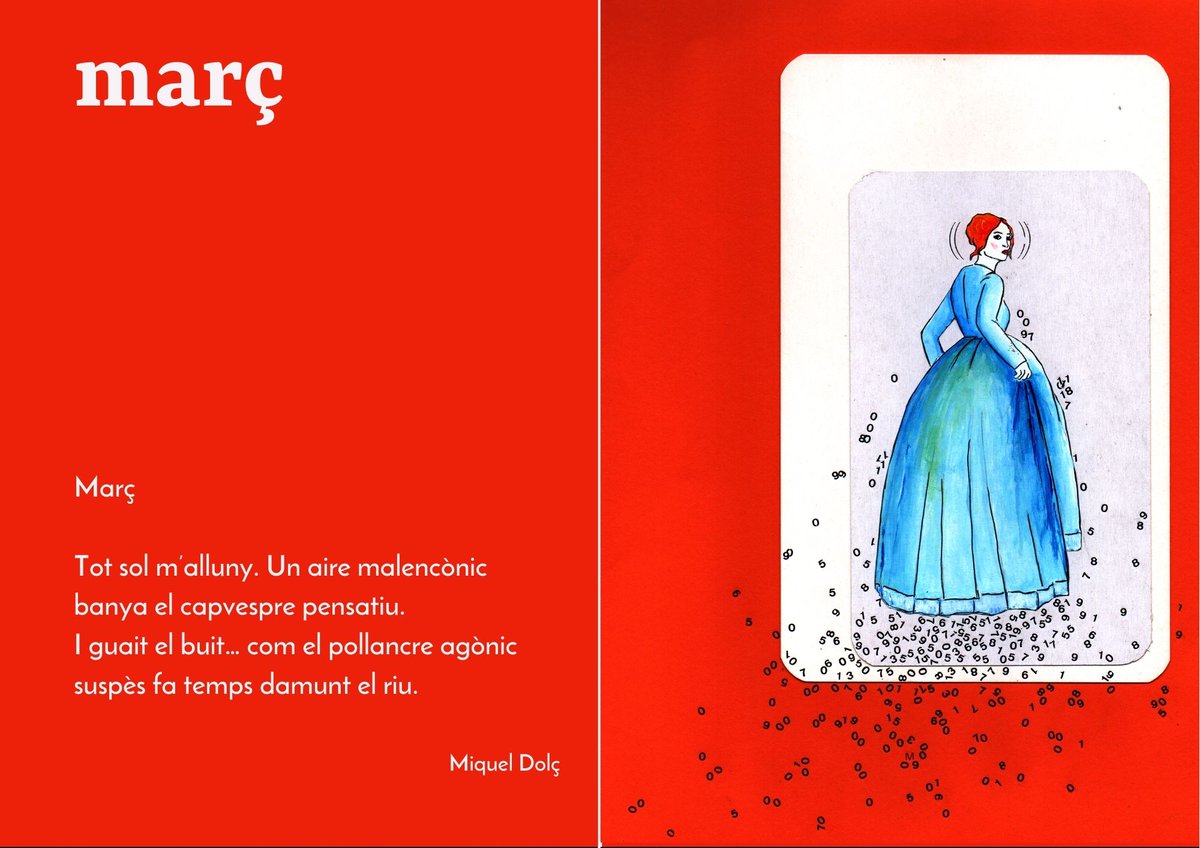 mabrufo's tweet photo. Jo, si per atzar algú crida el meu nom,
diré Bru carregada de foscúries.
🗓️
Calendari #ElsColorsdelsMesos
#FrancescManunta #MargaritaBallester #MiquelDolç #AgustíBartra https://t.co/67Sy5MQ3ty