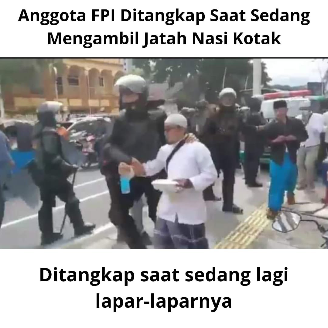 ary_moto's tweet photo. Oalah..bela2in demo demi nasi kotak..smoga sebanding ya dgn resiko kena corona.. https://t.co/k2Yf0Zhxim