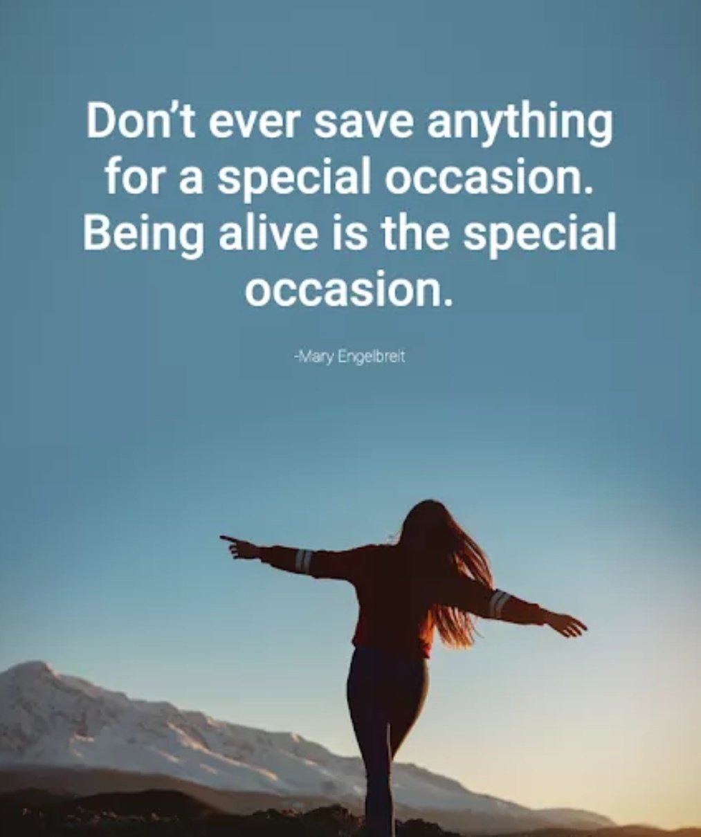 World is One. on X: Being alive is the special occasion. https