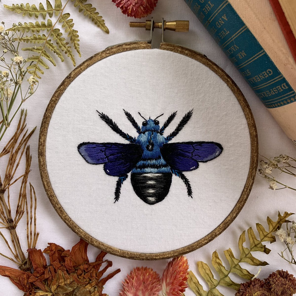 @kathmannism Hi! I’m Morgan and I’m a queer artist that does hand embroidery! I make a variety of pieces including custom art! My shop closes for the holidays on the 21st -get your orders in now! 

My entire shop is also currently 20% off!