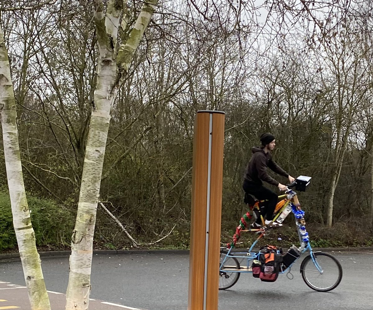 LadyJacs (@LadyJacs) on Twitter photo 19/12/2020 18:57:43 Riding high in #Norwich #bicycle #bikes #eccentric Riding high in #Norwich #bicycle #bikes #eccentric