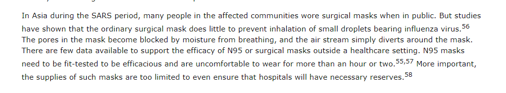 "Experience has shown that communities faced with epidemics or other adverse events respond best and with the least anxiety when the normal social functioning of the community is least disrupted"