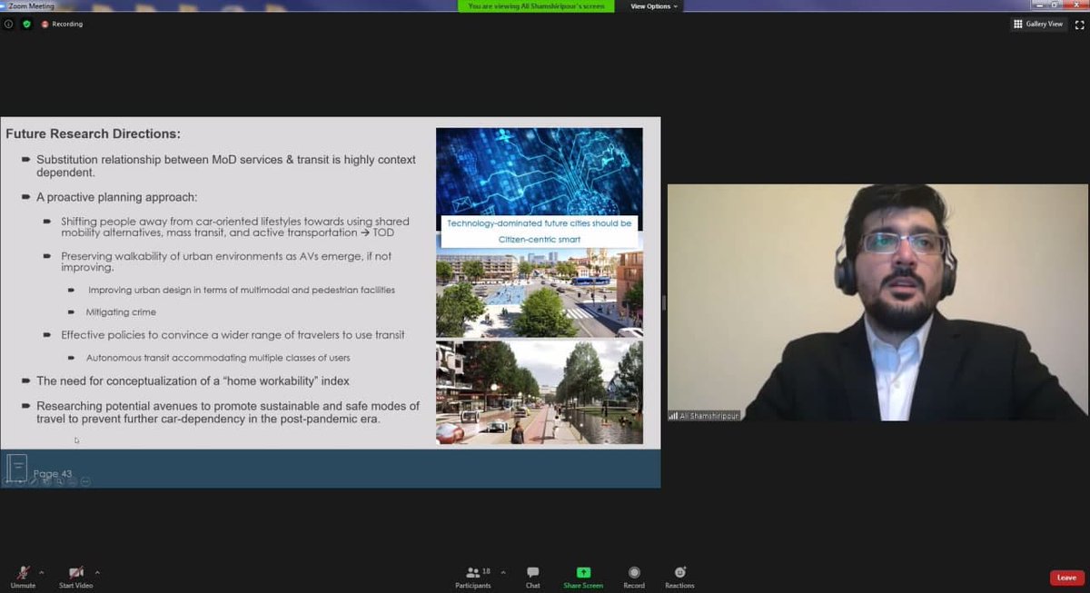 On Dec. 10, 2020, I successfully defended my #PhD #dissertation, focusing on planning priorities for citizen-centric #SmartCities according to the 2030 #SDGs. Thank you Prof. <a href="/K_Mohammadian/">Abolfazl (Kouros) Mohammadian</a> for every moment. You inspired me to pursue more than just publishing papers!

#PhDone