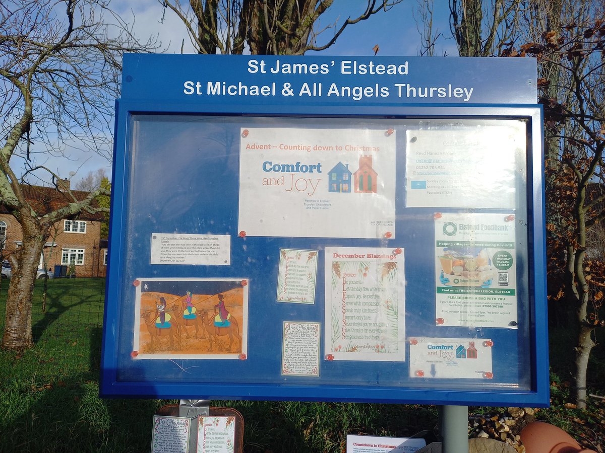 revdhannah's tweet photo. #CountingdowntoChristmas
#noticeboardministry
#advent
#comfortandjoy
@churchofengland 
@ekphillipsart 
@revdhannah
@3parishes
@CofEGuildford
@churchofengland
 "And the star they had seen in the east went on ahead of them until it stopped over the place where the child was." https://t.co/8ytBvOWC0s