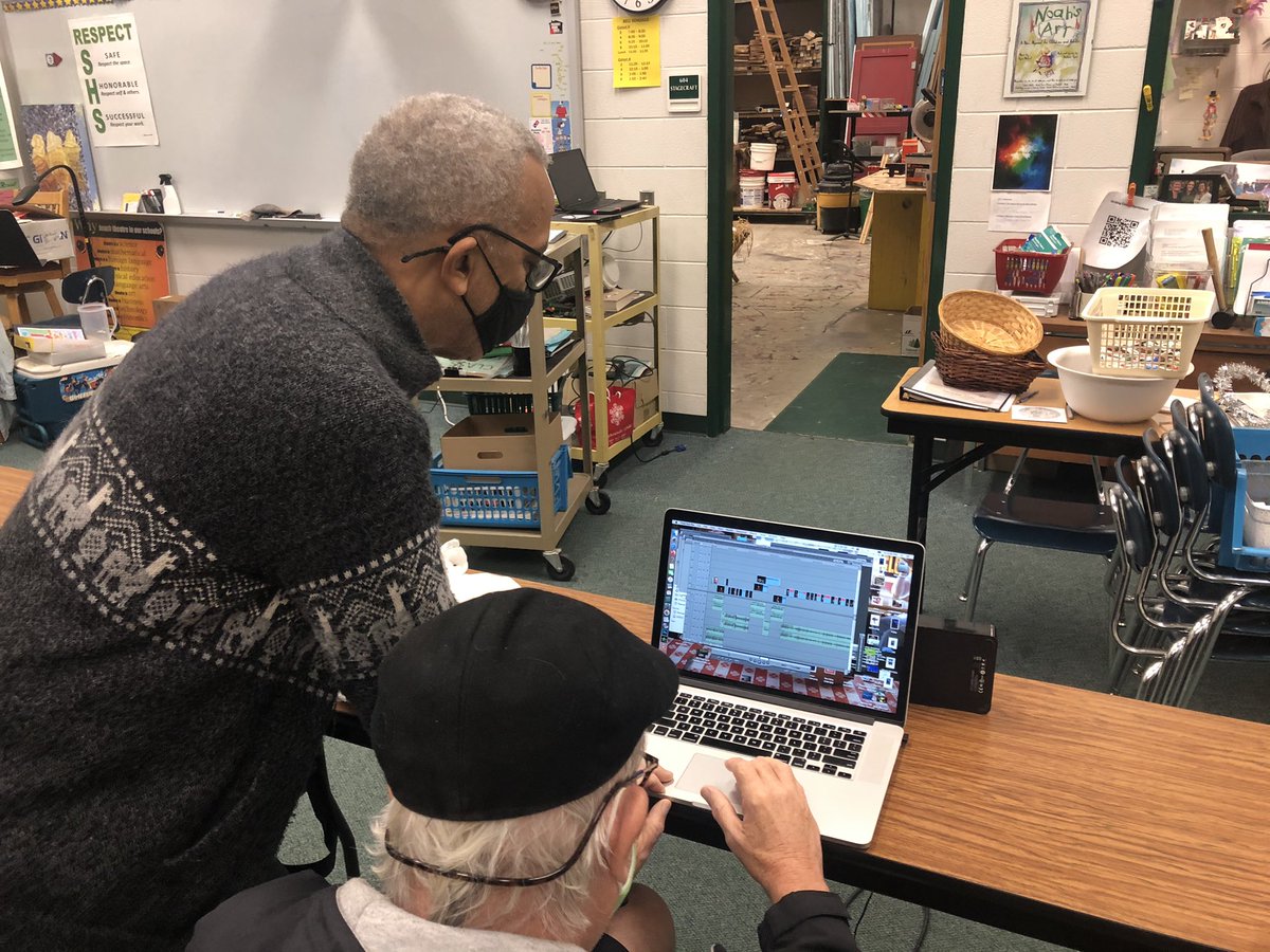 Mr. Creer and Bill Weaver were hard at work last night getting the video ready to post. We also were lucky to have the wise tech support from J.r. Lidgett I think it’s all set! 
Many thanks to all for their help &amp; support!