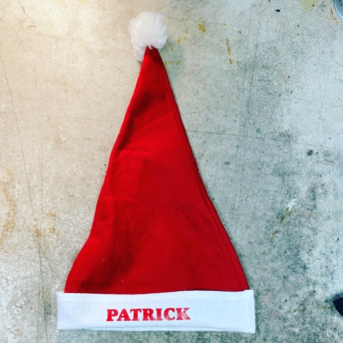 teekihut's tweet photo. It’s not too late to get your own customizable Santa hat!!! 🎅 

Perfect for holiday parties &amp; family photos! Stop in-store or order online today!

Shop now >> https://t.co/l2ZHj0qagG

#teekihuttees https://t.co/eY5lAHwPEL