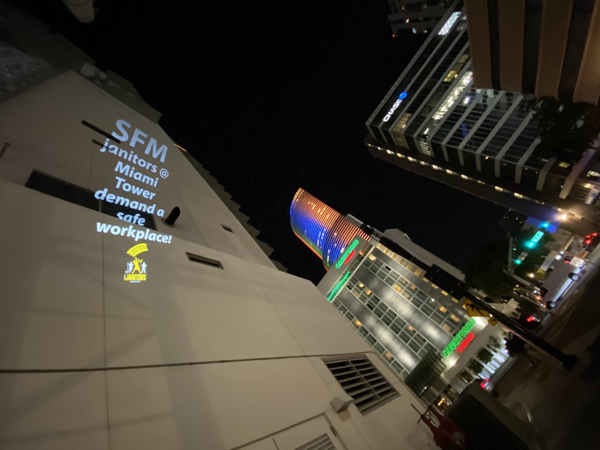 32BJFlorida's tweet photo. .@OSHA_DOL fines @MiamiTower cleaning contractor @SFM_Services!“Miami Tower keep us safe!” demand Miami Tower Janitors #MiamiTower #JusticeForJanitors #BecauseMiami https://t.co/W41Fh3Ljwx
