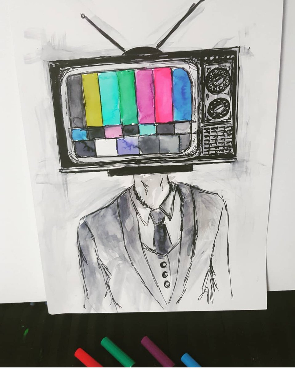 Art should comfort the disturbed and disturb the comfortable.
#art #modernartist #Watercolor #originalart