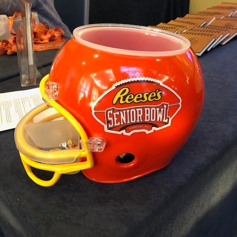 So many people pitched in to make that a reality.  @jeannathomas pushed for my credential from the SB Nation side.  @JimNagy_SB and  @DaveRogers01 were good enough to have me. My family made time for me to go and I was headed to Mobile.