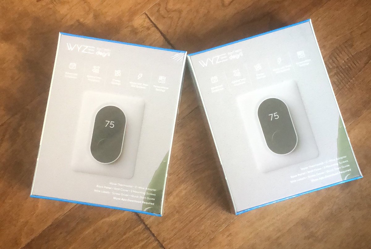 mdls0's tweet image. So excited these came, Merry Christmas to me!! @WyzeCam #wyzethermostat