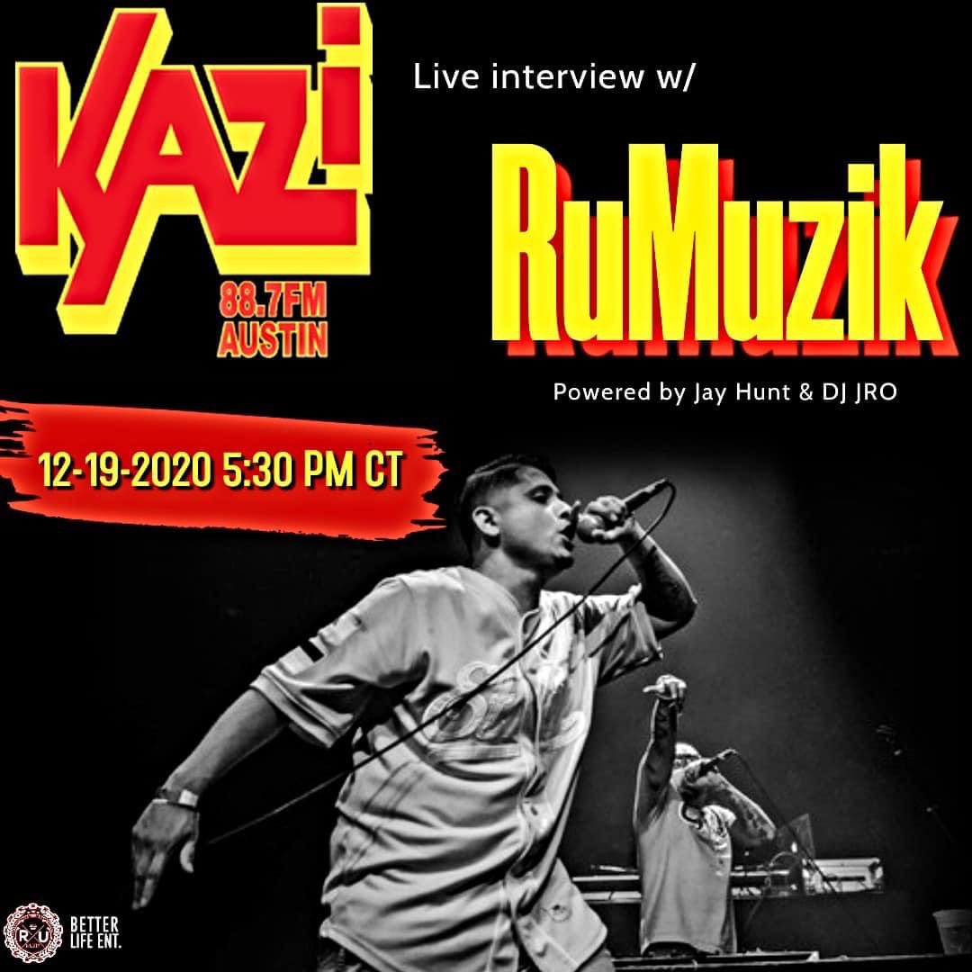 DjJro512's tweet photo. Today at 5:30 pm Austin Tx own @rumuzik will be interviewed by Jay Hunt  and the Untapped show 🚀🚀🚀🚀make sure y’all tune in and share the news 🎯🎯🎯🎯🎯🎯🎯

Share and Repost 🙏🏼🙏🏼🙏🏼

#BetterLifeENT #FlowerGvng #Kazi #Untapped
#AusitinOwn https://t.co/CFW4IA7w8O