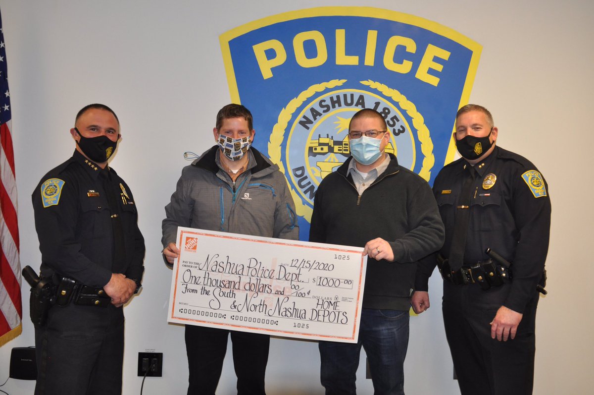 #OperationSurprise is in full swing in Nashua!    Thank you to both Nashua locations for being a part of our community and thank you to our amazing Police department for spreading cheer in our community!
