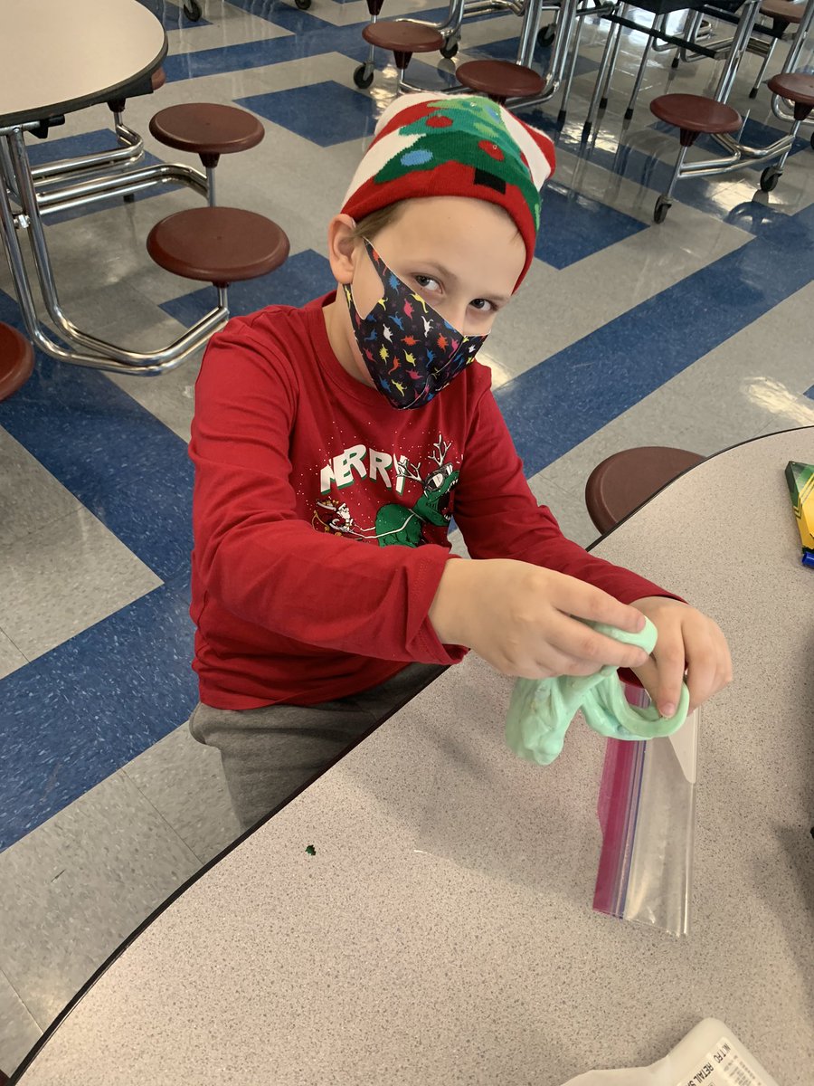 This week, <a href="/JAG00815/">Jenn Goodwin</a> and I read the kiddos the story, Mr. Willosby Christmas Tree. The book focused on rhyming words (genre study this week) but also focused on the idea of being thankful and resourceful! After, each student made their own Christmas Tree Slime. #BCSDEaglePride