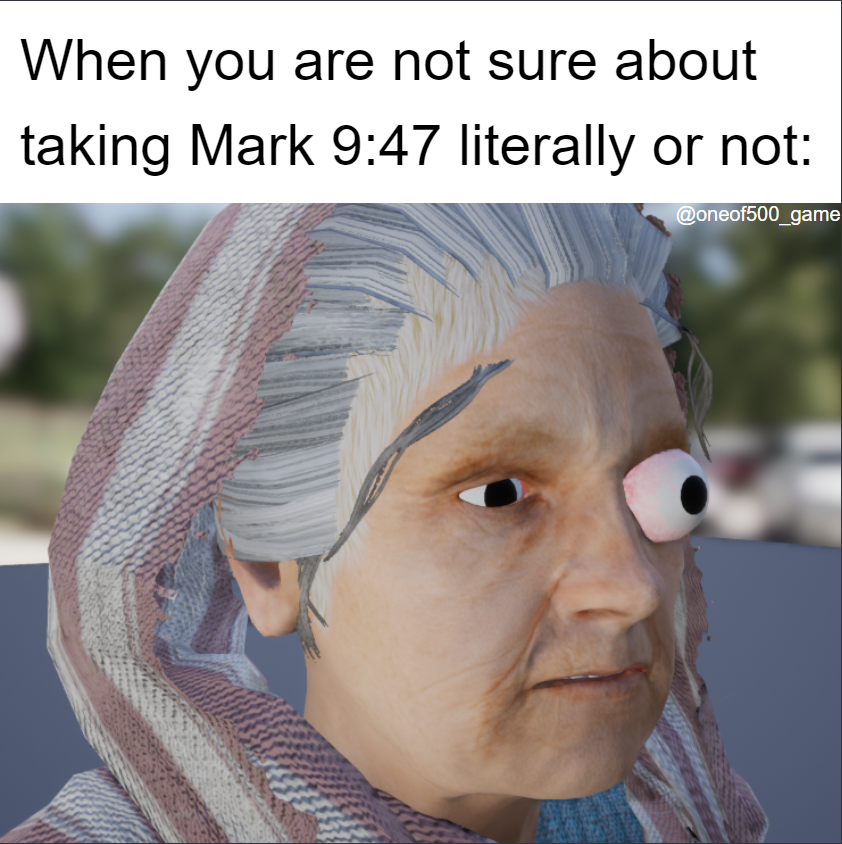 ONEof500_game's tweet photo. Sometimes our fails display biblical truths better than our actual work 😂
#officecomedy #oneof500 #churchmemes #christiangamers #christianhumor #christiancomedy #christianmemesdaily #christianmeme #biblememes #churchonline #gamingmemes #gamedevlife #madewithue4 #indiegamedev https://t.co/anW9Lj0xut