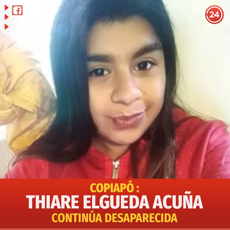 🔴 El 2 de nov. Thiare Elgueda avisó a su familia en #Copiapó que viajaría a #Caldera, pero nunca llegó a su destino. Un sujeto asegura que la llevó hasta el paradero de la Hacienda San Pedro, pero hasta hoy no hay señales de la joven de 19 años.
#Atacama #Desaparecida #Thiare