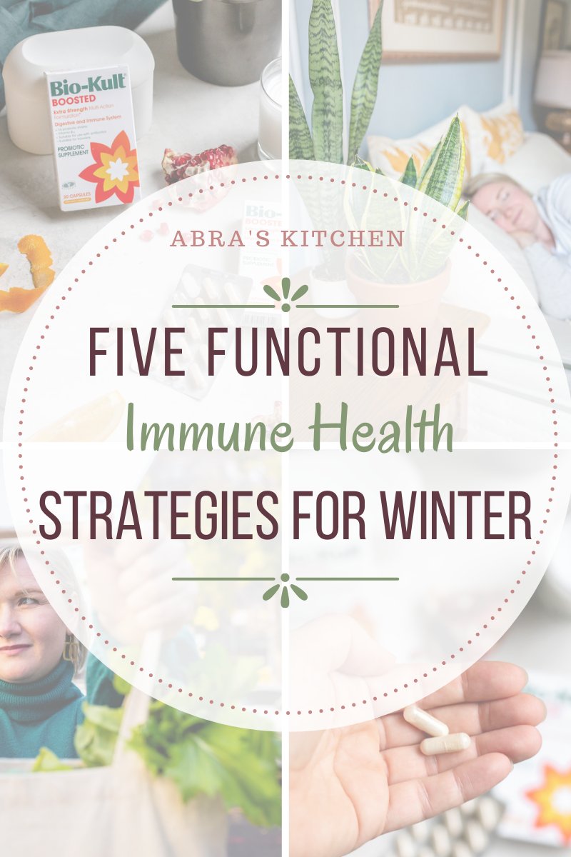 What are you doing to support immune health this winter? Here are some of my favorite tips: abraskitchen.com/five-functiona… <a href="/Bio_Kult/">Bio-Kult UK</a>